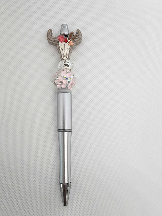 Cow Skull Custom Pen