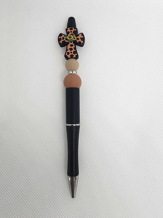 Sunflower Cross Custom Pen