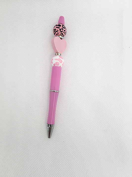 Pink Heart Custom Pen